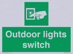 Outdoor lights switch